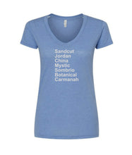 Load image into Gallery viewer, JDF • V Neck Tee • Ladies
