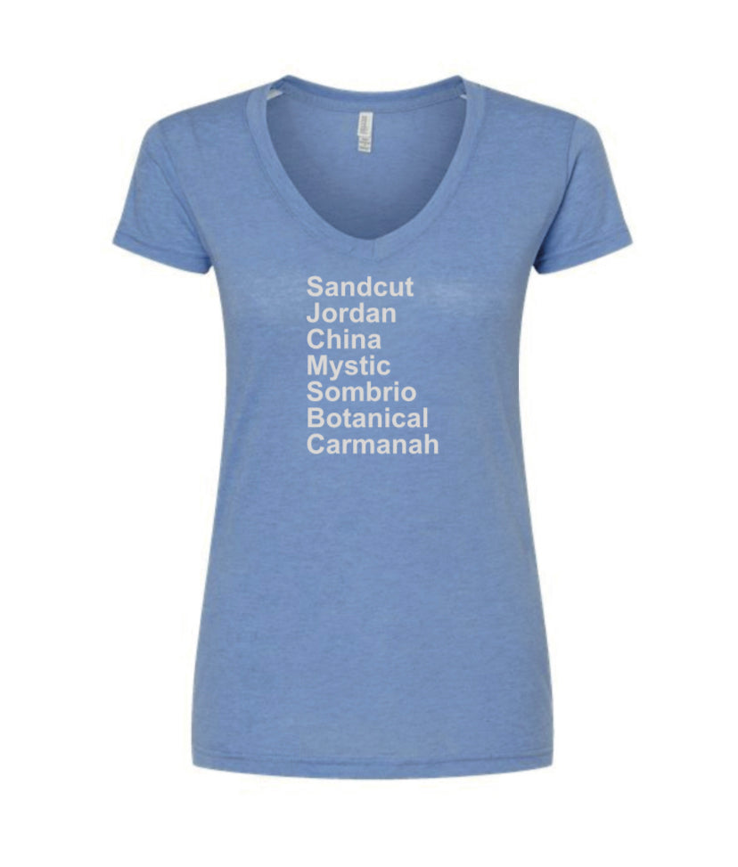 JDF • V Neck Tee • Ladies