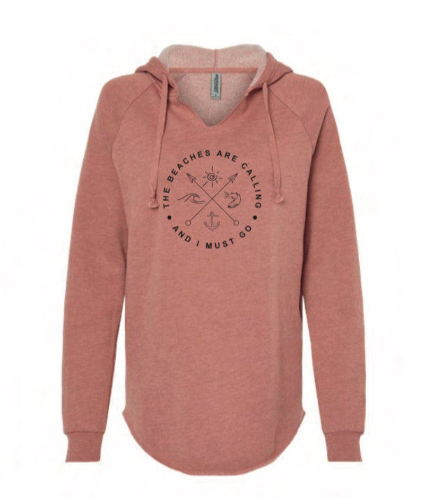 beaches•v-neck•hoodie