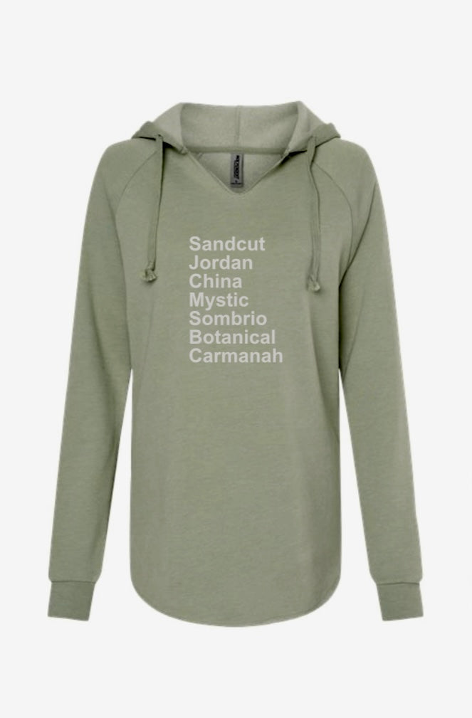 JDF • wave wash • Hoodie • ladies